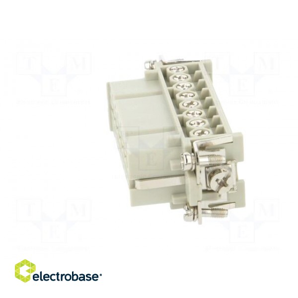 Connector: HDC | female | HA | PIN: 16 | 16+PE | size 5 | 16A | 250V image 3