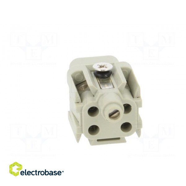 Connector: HDC | female | HDC | PIN: 5 | 4+PE | size 1 | 10A | 250V image 5