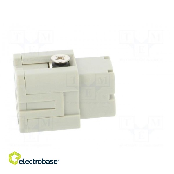 Connector: HDC | contact insert | female | HDC | PIN: 5 | 4+PE | size 1 image 7