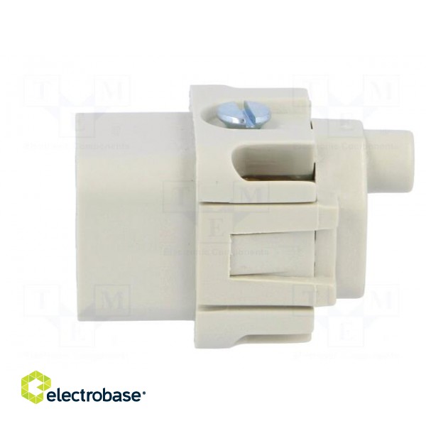 Connector: HDC | contact insert | female | HTS HA | PIN: 5 | 4+PE | size 1 image 3