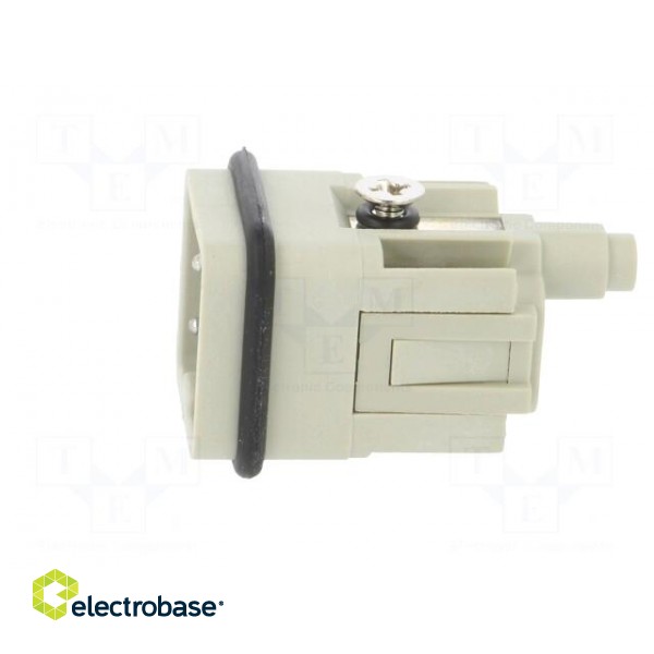 Connector: HDC | male | HDC | PIN: 5 | 4+PE | size 1 | 10A | 250V | 0.5÷2.5mm2 фото 3