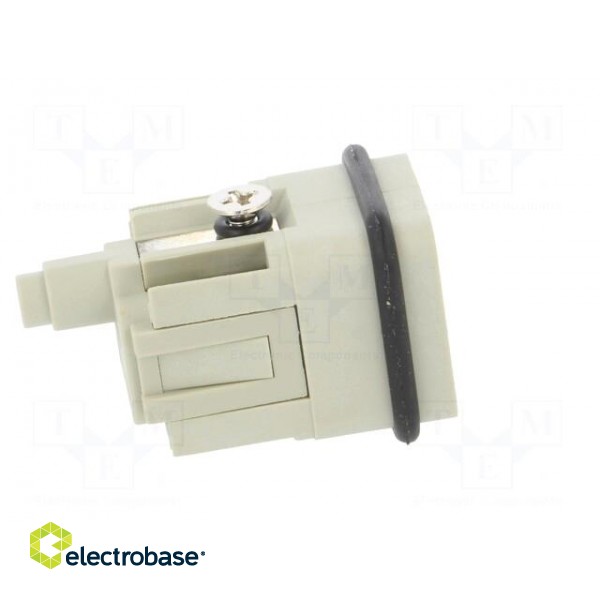 Connector: HDC | male | HDC | PIN: 5 | 4+PE | size 1 | 10A | 250V | 0.5÷2.5mm2 фото 7