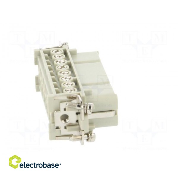 Connector: HDC | female | HA | PIN: 16 | 16+PE | size 5 | 16A | 250V image 7