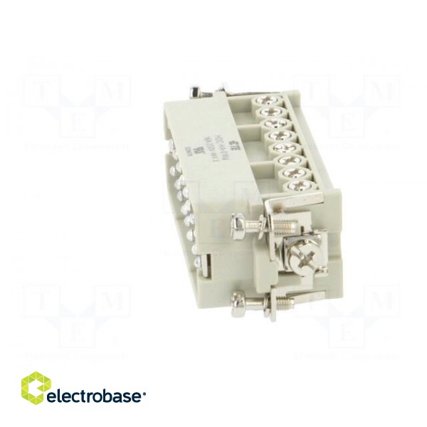 Connector: HDC | male | HA | PIN: 16 | 16+PE | size 5 | 16A | 250V | for cable image 3