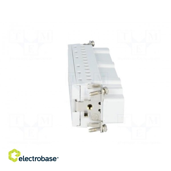 Connector: HDC | male | HTS HE | PIN: 24 | 24+PE | size 8 | 16A | 400V фото 7