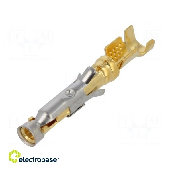 Contact | female | gold-plated | 1.5mm2 | HD.M | crimped | for cable