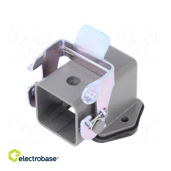 Enclosure: for HDC connectors | HDC | size 1 | Locking: with latch image 1