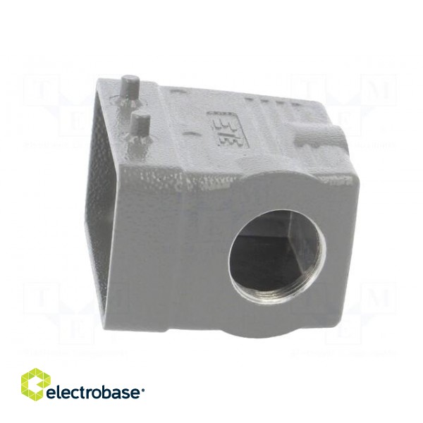 Enclosure: for HDC connectors | HDC | size 4 | M25 | for cable | angled image 3