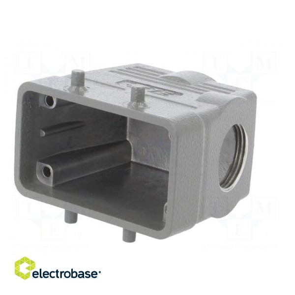 Enclosure: for HDC connectors | HDC | size 4 | M25 | for cable | angled image 2