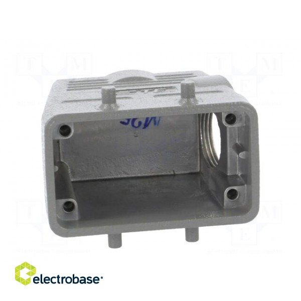 Enclosure: for HDC connectors | HDC | size 4 | M25 | for cable | angled image 9
