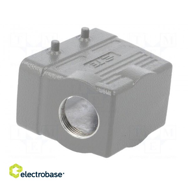 Enclosure: for HDC connectors | HDC | size 4 | M25 | for cable | angled image 4