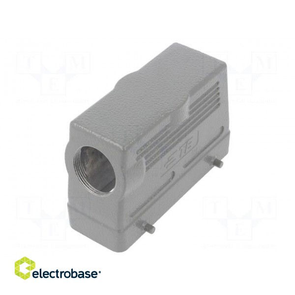 Enclosure: for HDC connectors | HDC | size 8 | M32 | for cable | angled image 1