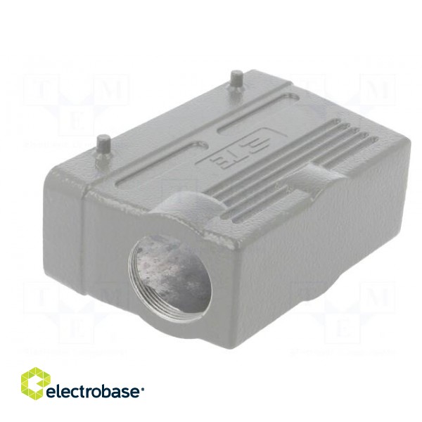 Enclosure: for HDC connectors | HDC | size 8 | M32 | for cable | angled image 4