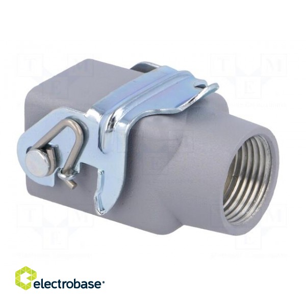 Enclosure: for HDC connectors | HTS | size 1 | Locking: with latch image 4