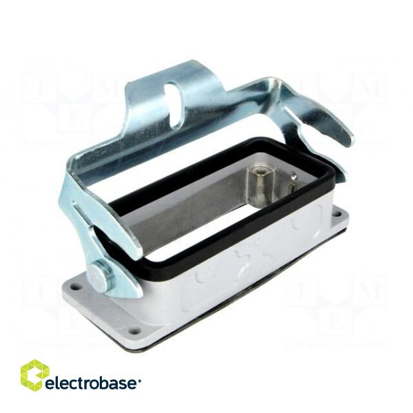 Enclosure: for HDC connectors | HTS | size 6 | Locking: with latch