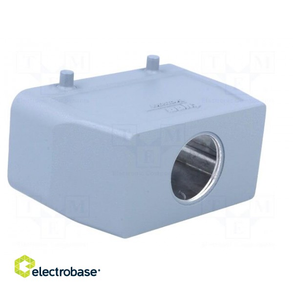 Enclosure: for HDC connectors | HTS | size 6 | PG21 | Pitch: 77,5x27mm фото 4