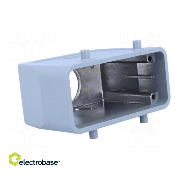 Enclosure: for HDC connectors | HTS | size 6 | PG21 | Pitch: 77,5x27mm фото 8