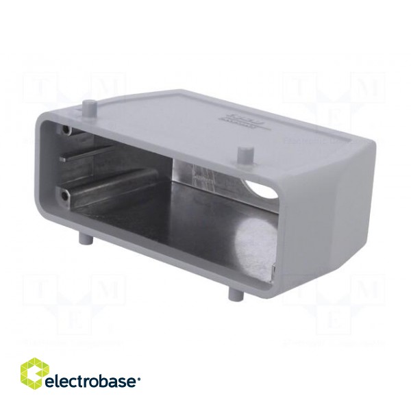 Enclosure: for HDC connectors | HTS | size 8 | PG21 | Pitch: 104x27mm фото 2