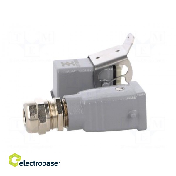 Connector: HDC | male + female | plug + socket | HA | PIN: 4 | 3+PE | M20 image 7