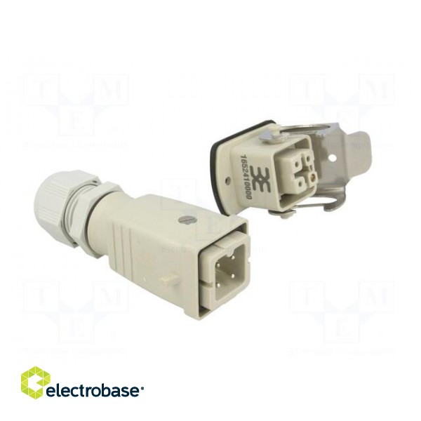 Connector: HDC | male + female | plug + socket,complete set | HA paveikslėlis 8