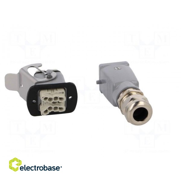 Connector: HDC | male + female | plug + socket | HA | PIN: 5 | 4+PE | M20 paveikslėlis 5