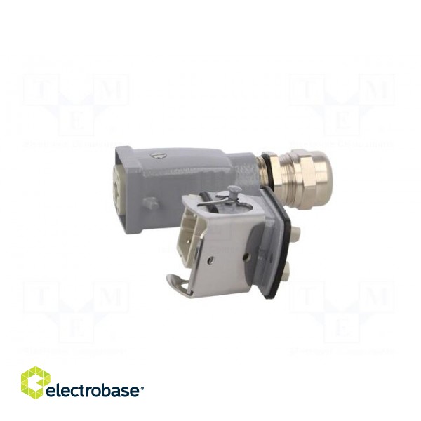 Connector: HDC | male + female | plug + socket | HA | PIN: 5 | 4+PE | M20 paveikslėlis 3