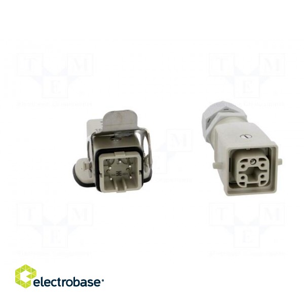 Connector: HDC | male + female | plug + socket,complete set | HA фото 9