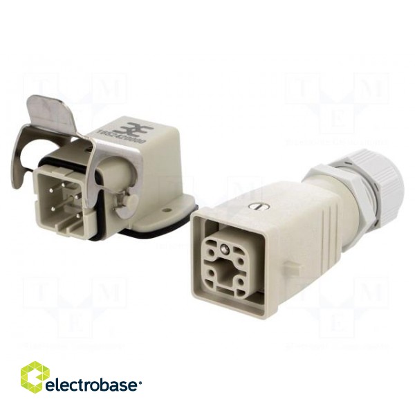 Connector: HDC | male + female | plug + socket,complete set | HA image 1