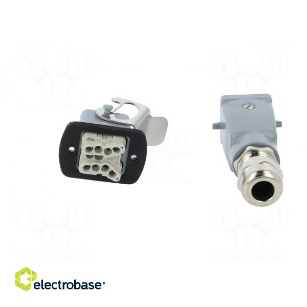 Connector: HDC | male + female | plug + socket | HA | PIN: 5 | 4+PE | PG11 image 5