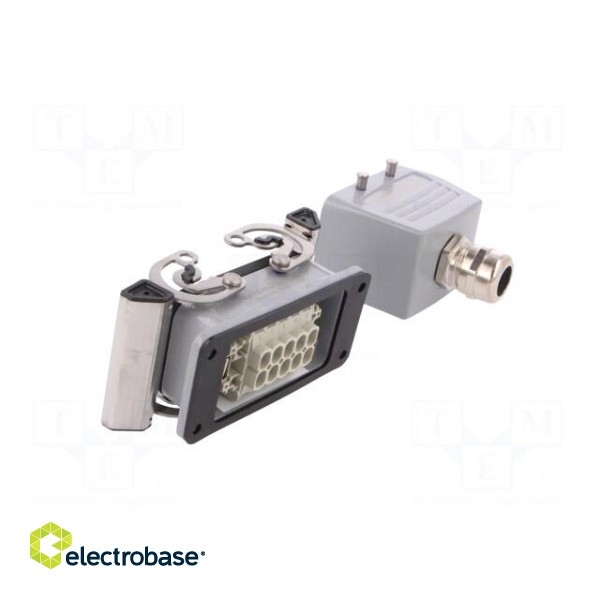 Connector: HDC | male + female | plug + socket | HE | PIN: 10 | 10+PE image 4