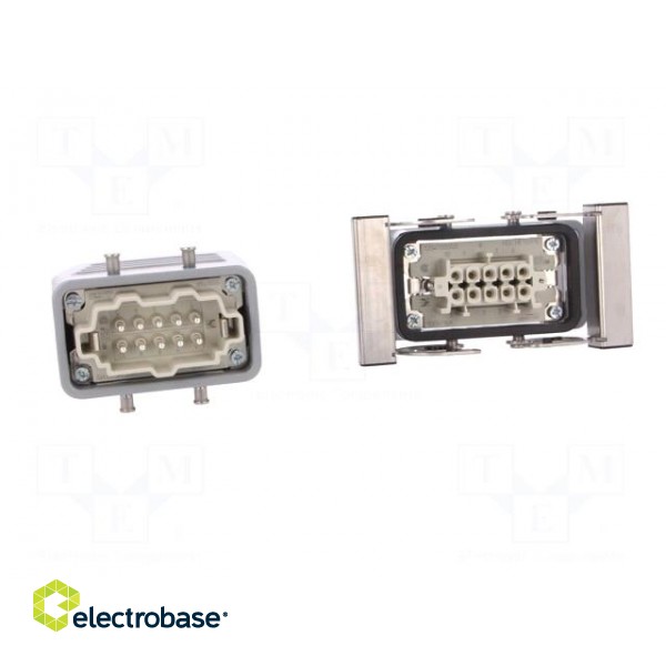 Connector: HDC | male + female | plug + socket | HE | PIN: 10 | 10+PE image 9
