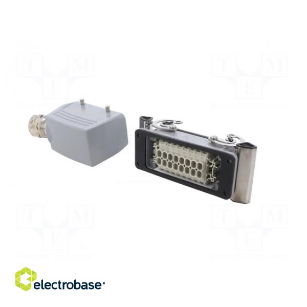 Connector: HDC | male + female | plug + socket,complete set | HE фото 6