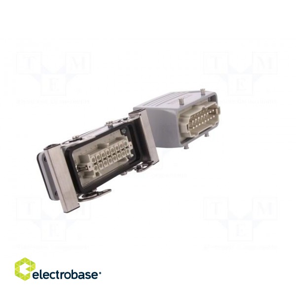 Connector: HDC | male + female | plug + socket | HE | PIN: 16 | 16+PE image 8