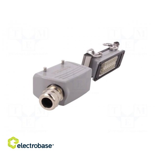 Connector: HDC | male + female | plug + socket | HE | PIN: 16 | 16+PE image 4
