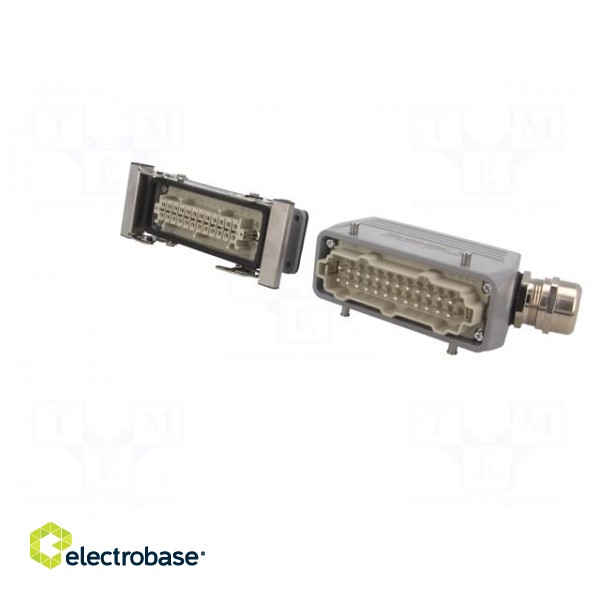 Connector: HDC | male + female | plug + socket,complete set | HE paveikslėlis 2