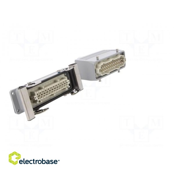 Connector: HDC | male + female | plug + socket | HE | PIN: 24 | 24+PE paveikslėlis 8