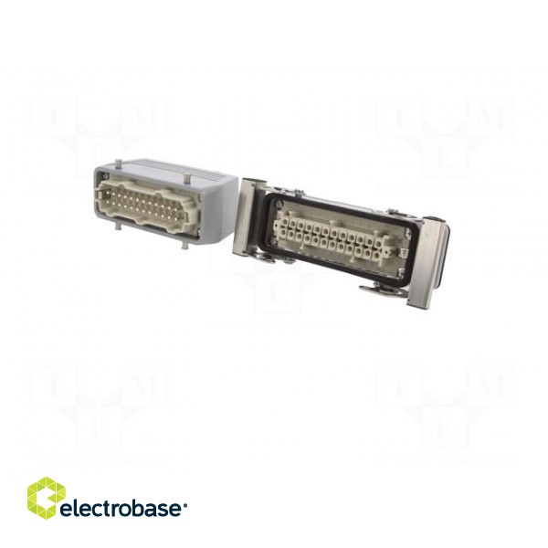 Connector: HDC | male + female | plug + socket,complete set | HE фото 2