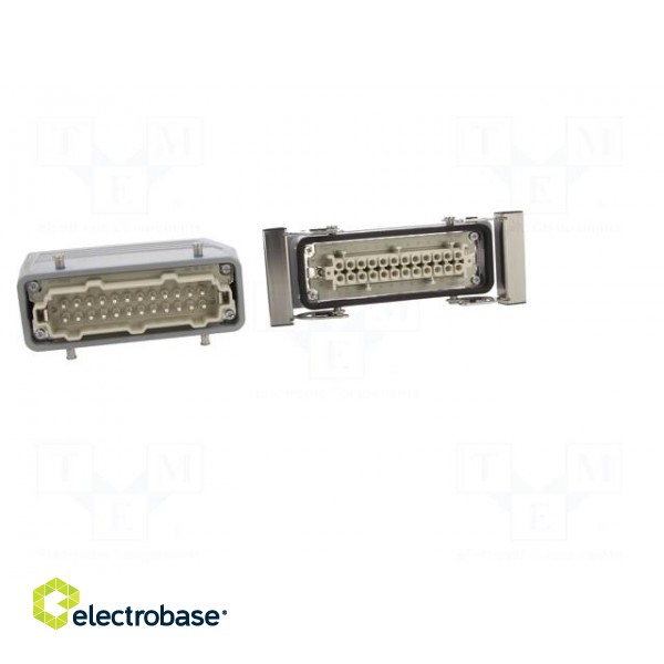 Connector: HDC | male + female | plug + socket,complete set | HE фото 9