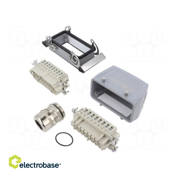 Connector: HDC | male + female | plug + socket,complete set | HE image 1