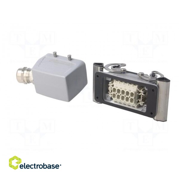 Connector: HDC | male + female | plug + socket | HE | PIN: 10 | 10+PE image 6