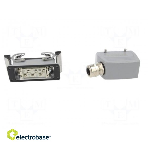 Connector: HDC | male + female | plug + socket | PIN: 6 | 6+PE | size 6 image 5