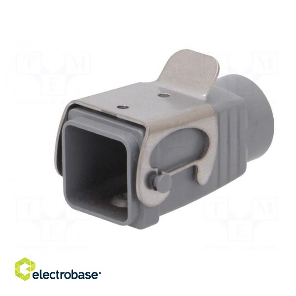 Enclosure: for rectangular connectors | size 1 | with latch | M20 фото 2