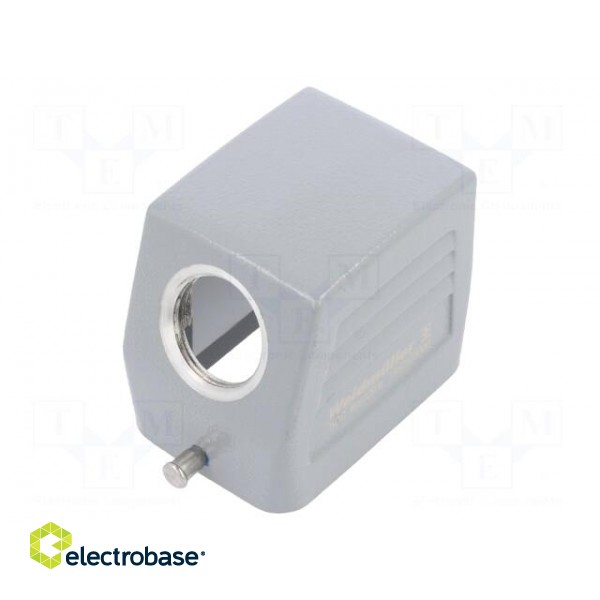 Enclosure: for rectangular connectors | size 3 | for cable | angled image 1