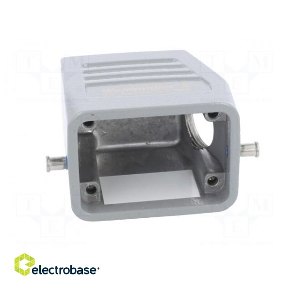 Enclosure: for rectangular connectors | size 3 | for cable | angled image 9