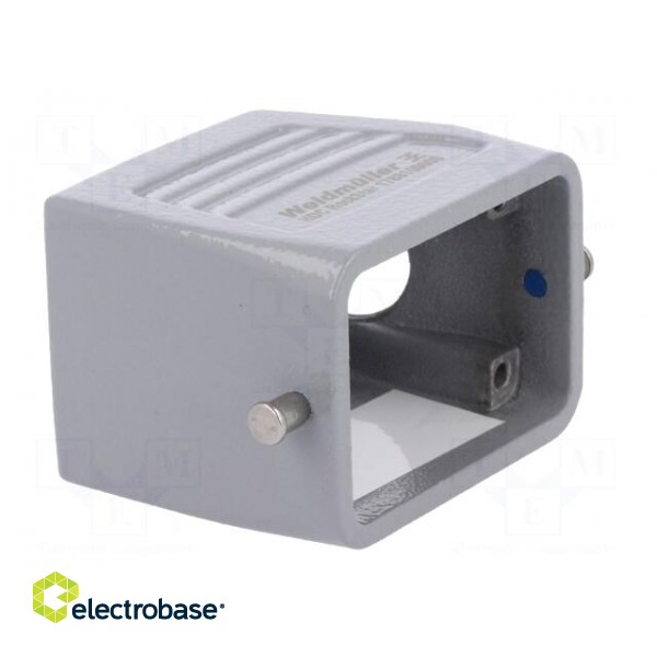 Enclosure: for rectangular connectors | size 3 | for cable | angled фото 8