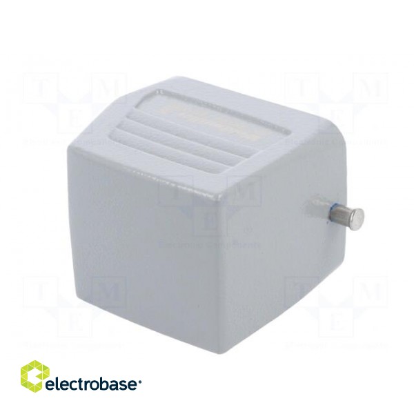 Enclosure: for rectangular connectors | size 3 | for cable | angled image 6