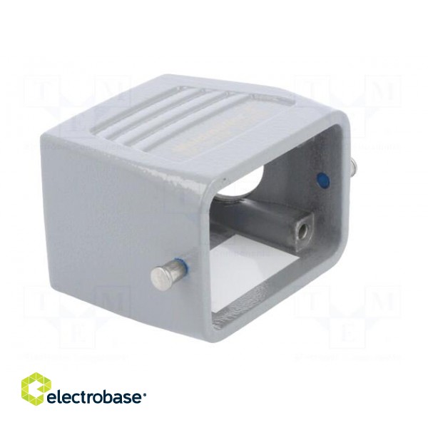 Enclosure: for rectangular connectors | size 3 | for cable | angled image 8