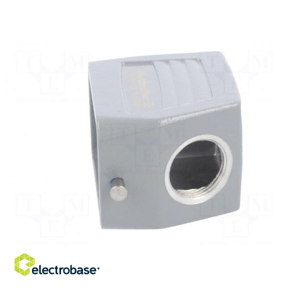 Enclosure: for rectangular connectors | size 3 | for cable | angled image 3