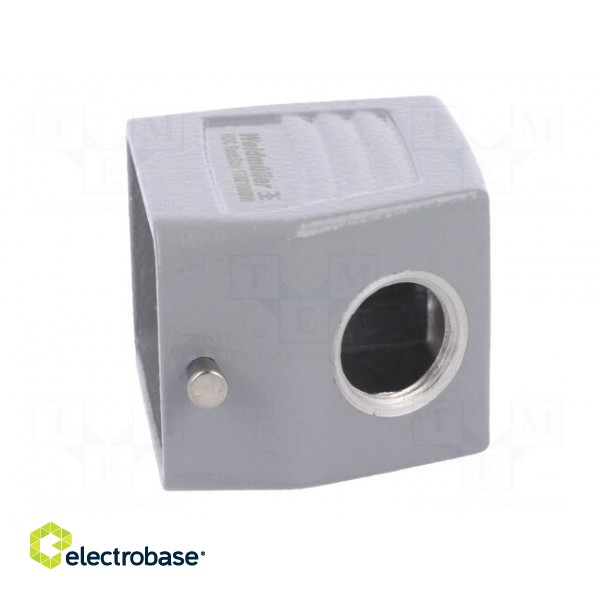 Enclosure: for rectangular connectors | size 3 | for cable | angled фото 3