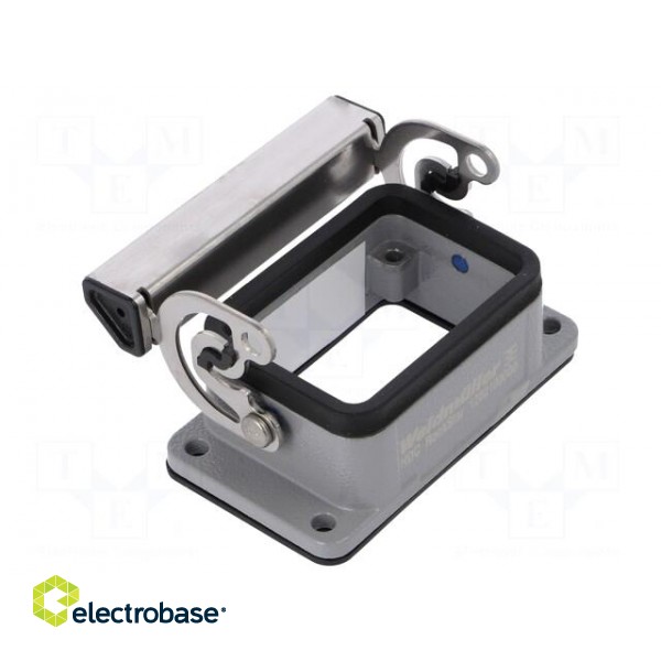 Enclosure: for rectangular connectors | size 3 | with latch | IP65 paveikslėlis 1